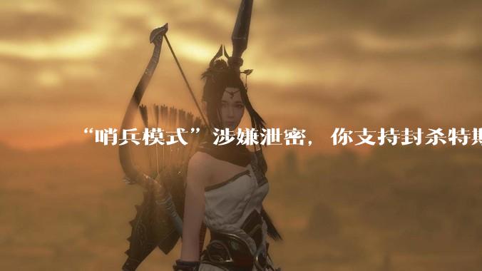 “哨兵模式”涉嫌泄密，你支持封杀特斯拉吗？